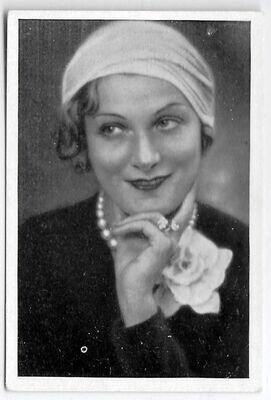Hilde Hildebrand 1930s German Trumpf Cigarette Card, Film II Series 16 #5