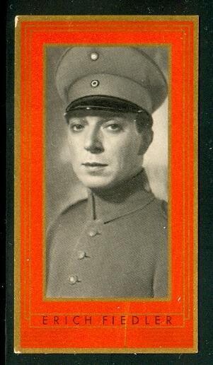 1937: Erich Fiedler, German star cigarette card #444