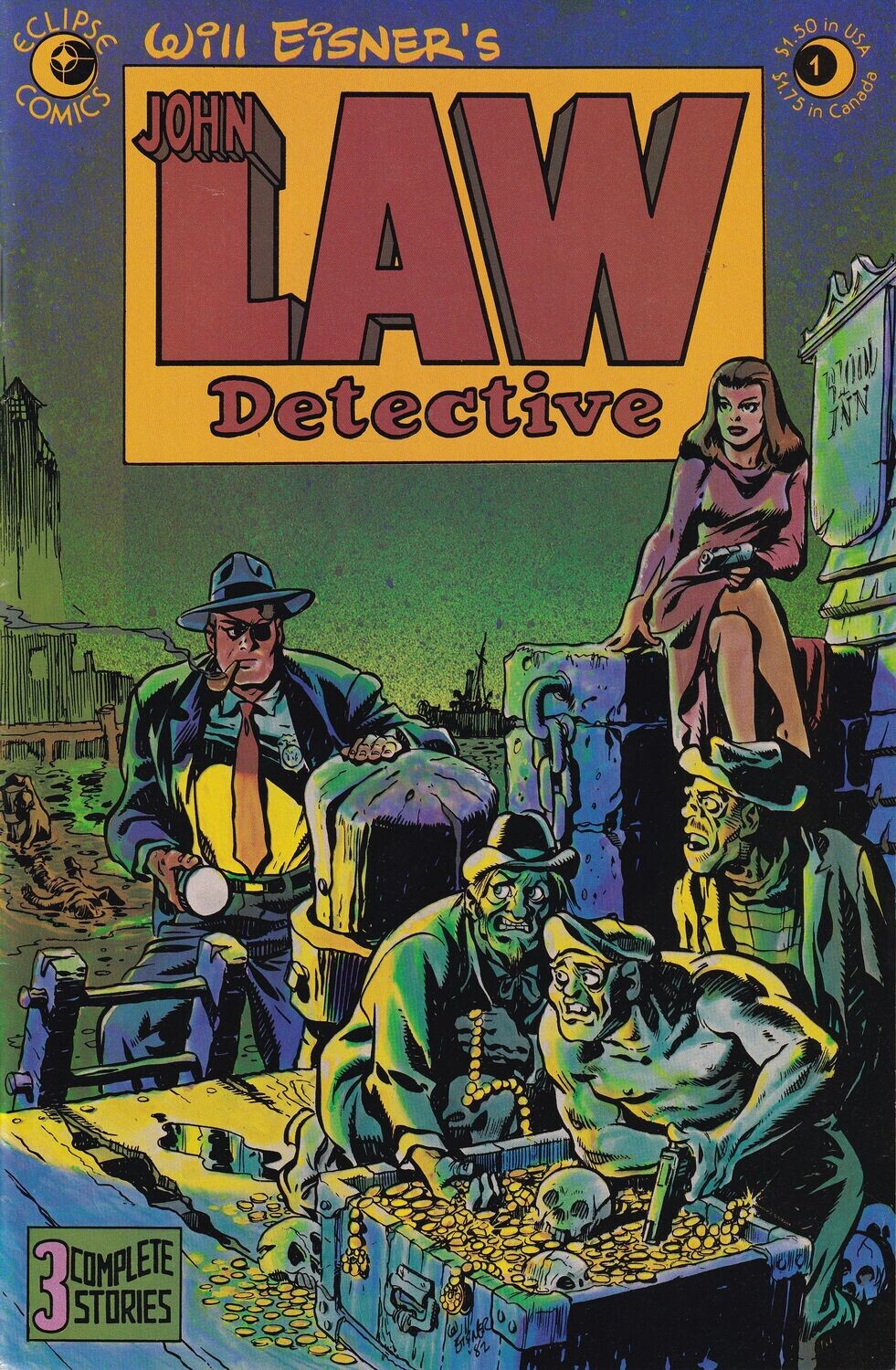 John Law Detective #1 - Eclipse Comics, April 1983 - Will Eisner!