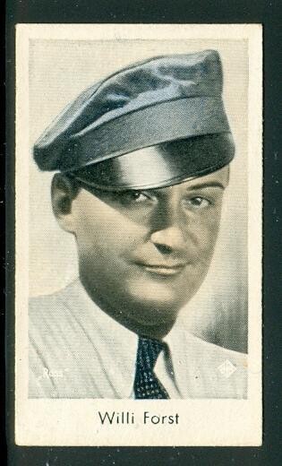 1930s: Willi Forst - German actor cigarette card #85