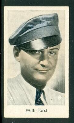 1930s: Willi Forst - German actor cigarette card #85