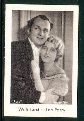 1930s: Willie Forst - Lee Parry, Weimar Stars cigarette card #139