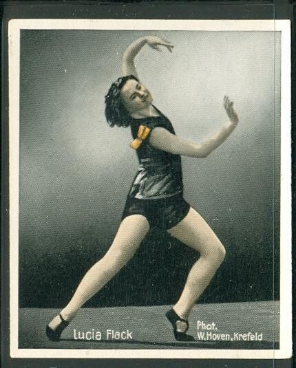 1930s: Lucia Flack - Dancers of the World cigarette card #49