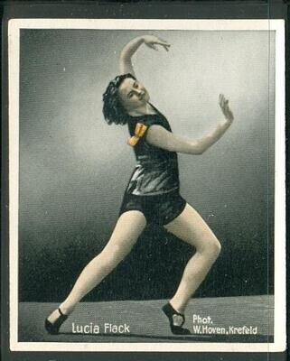 1930s: Lucia Flack - Dancers of the World cigarette card #49