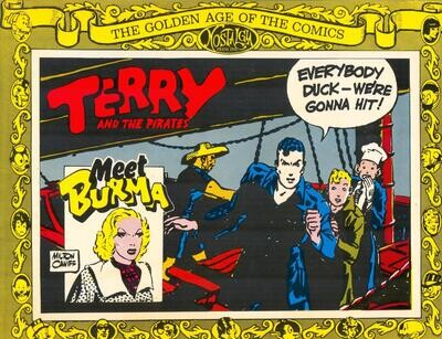 Terry and the Pirates Meet Burma - Nostalgia Press 1975 trade paperback