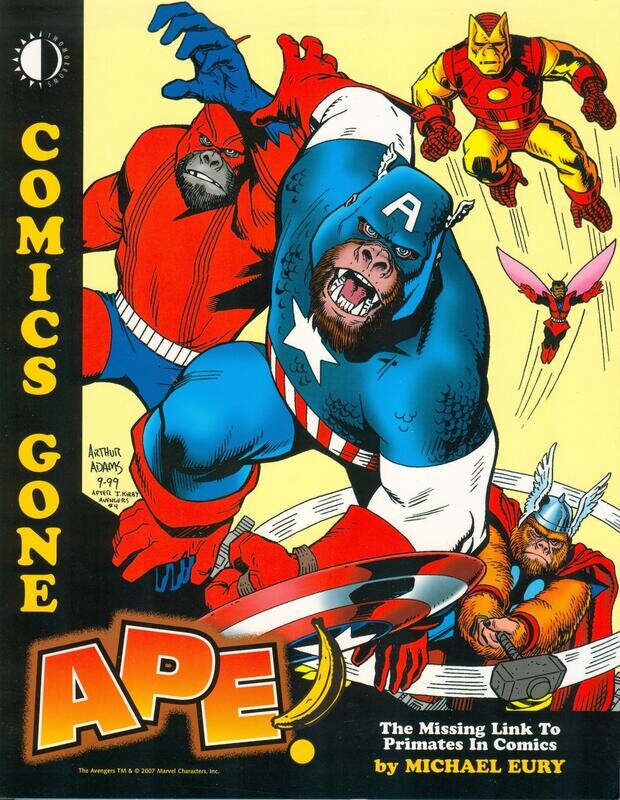 Comics Gone Ape! The Missing Link to Primates in Comics, Arthur Adams cover