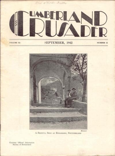 umberland Crusader - Scriptures in Time of War 9-1942