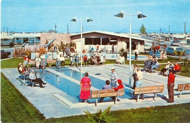 1950s CHROME: Trail Riders Holiday Park, Mesa, Arizone