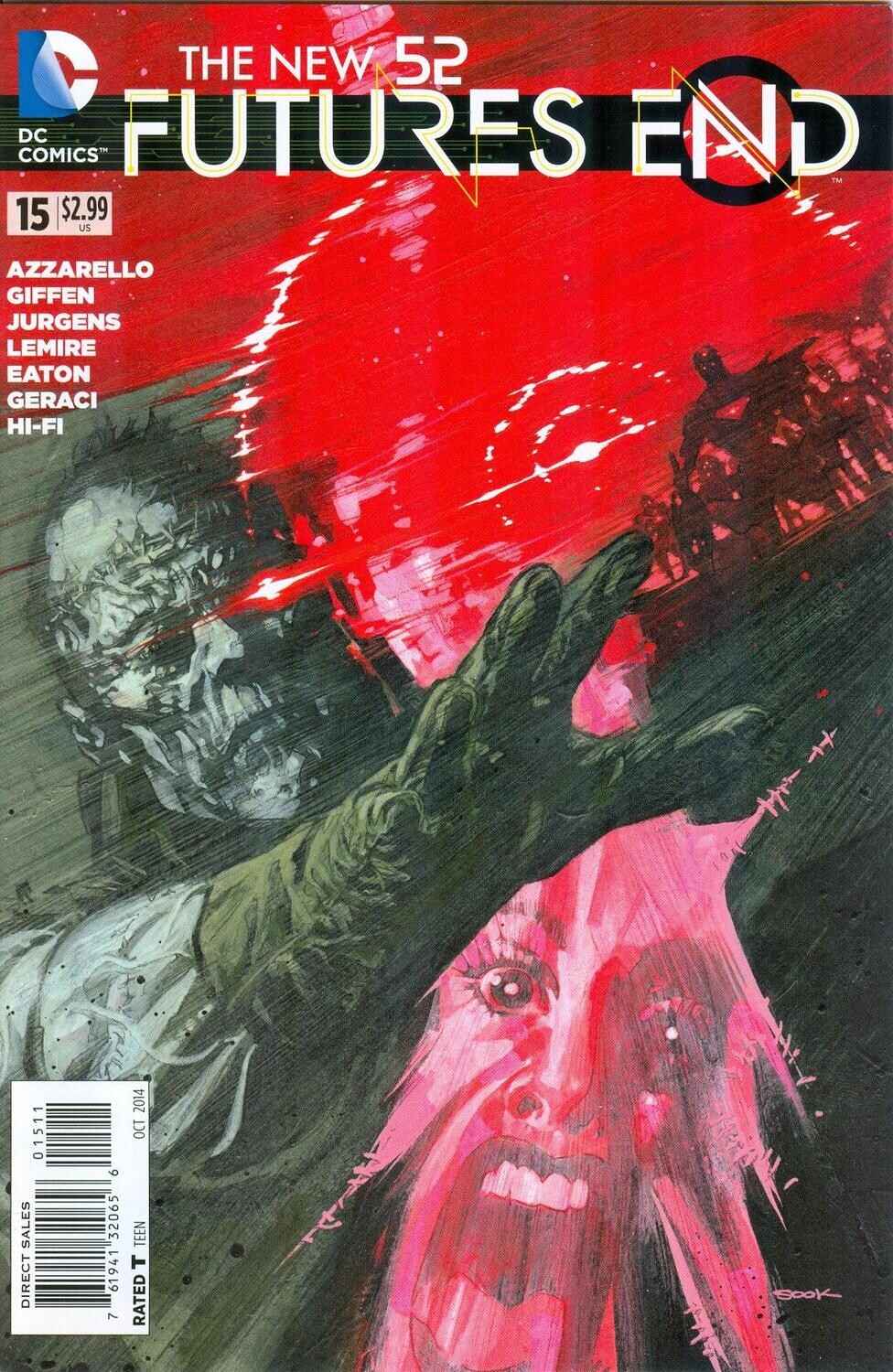 The New 52: Futures End #15, DC Comics, October 2014, $2.99 Ryan Sook cover