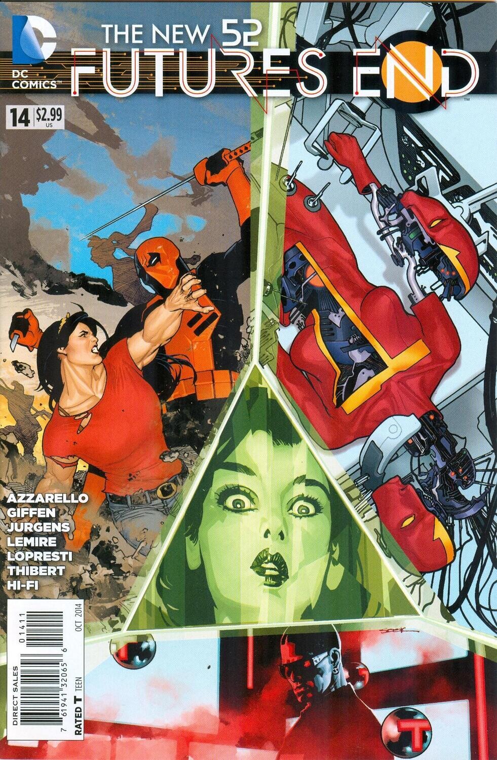 The New 52: Futures End #14, DC Comics, October 2014, $2.99 Ryan Sook cover