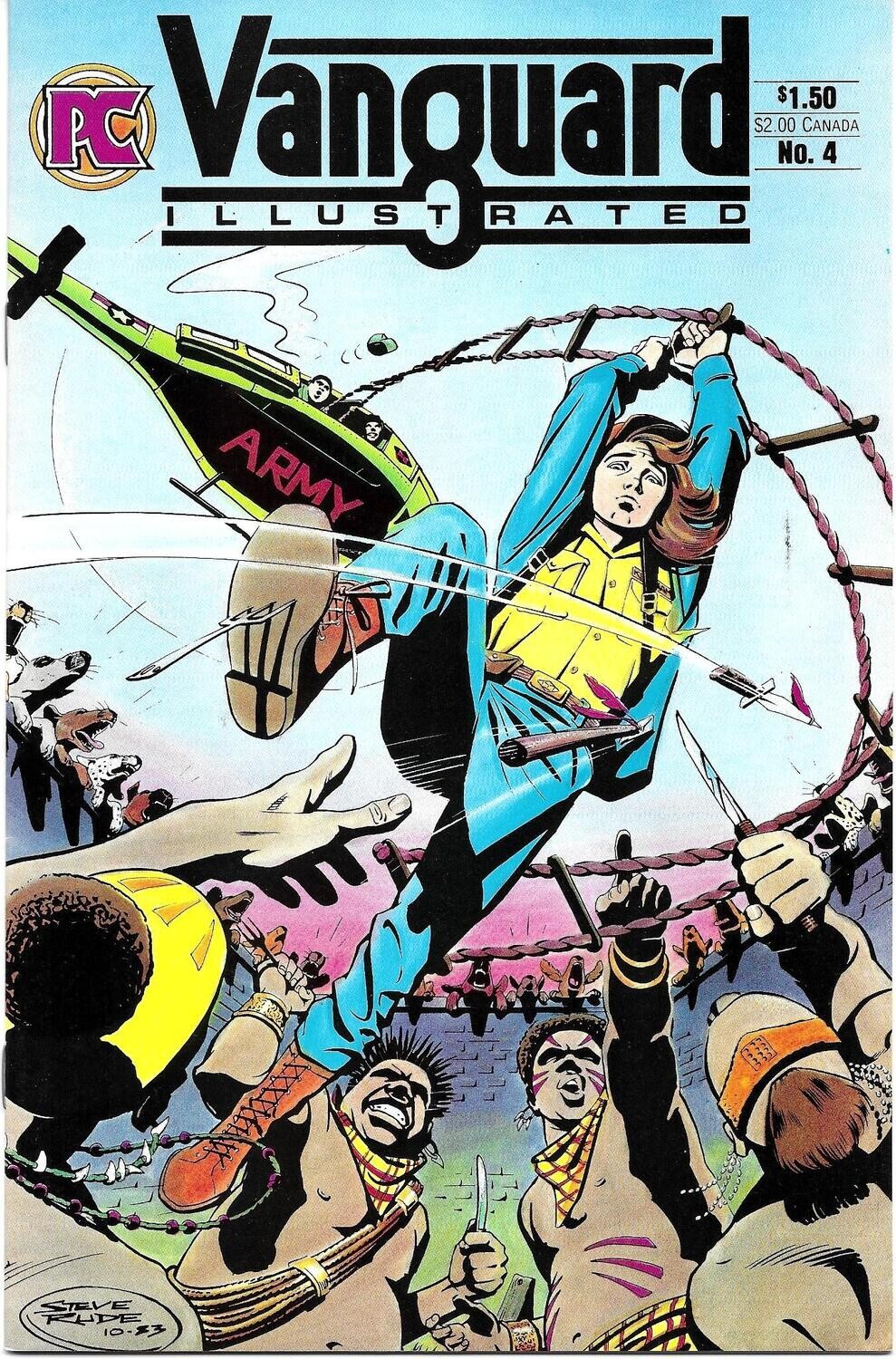 Vanguard Illustrated #4, April 1984 - Pacific Comics, $1.50 cover, Steve Rude