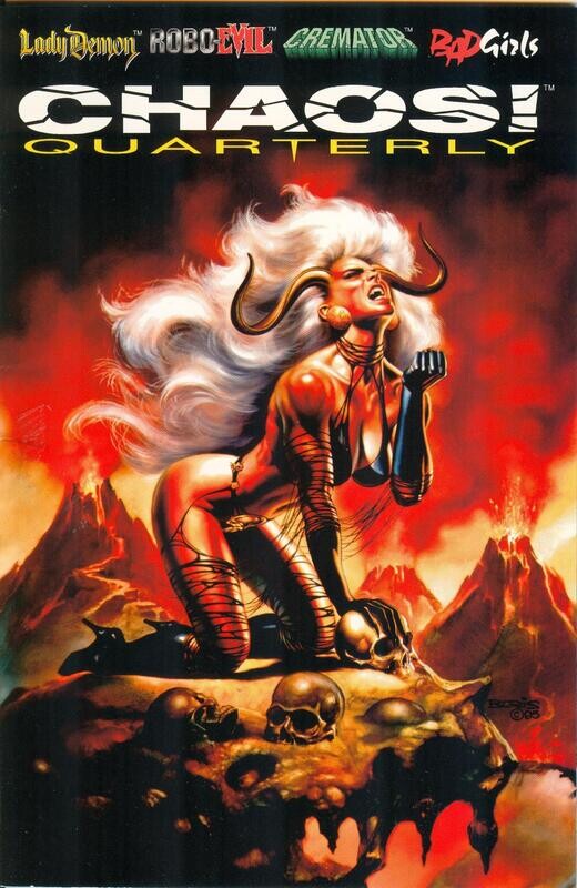 Chaos! Quarterly #2 - Chaos! Comics January 1996, Boris Vallejo, $4.95 cover