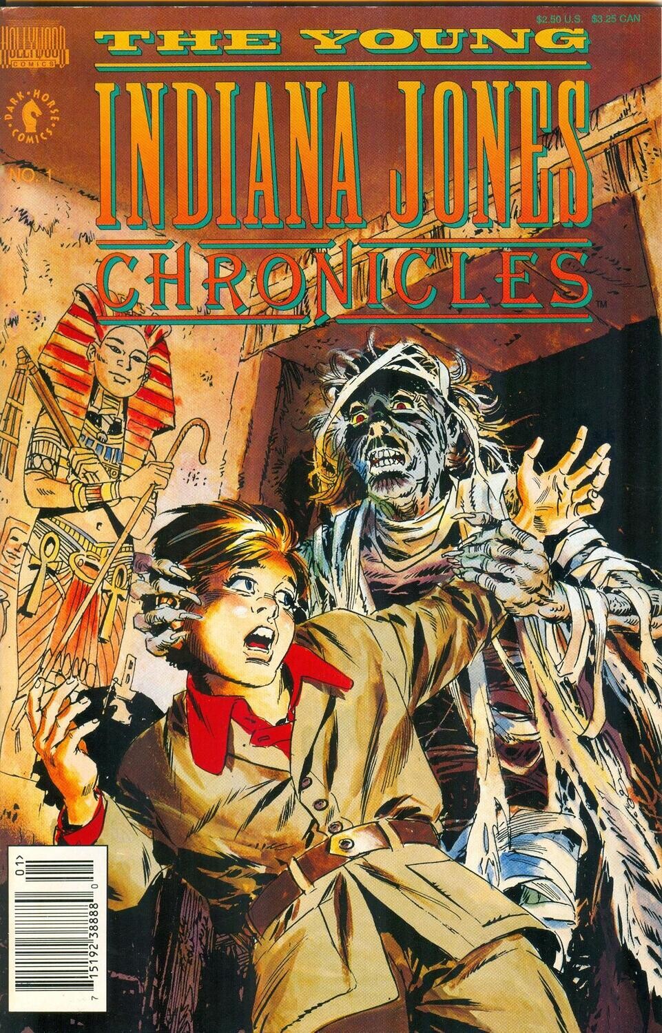 Young Indiana Jones Chronicles #1 (1992) Dark Horse/Hollywood Comics, $2.50