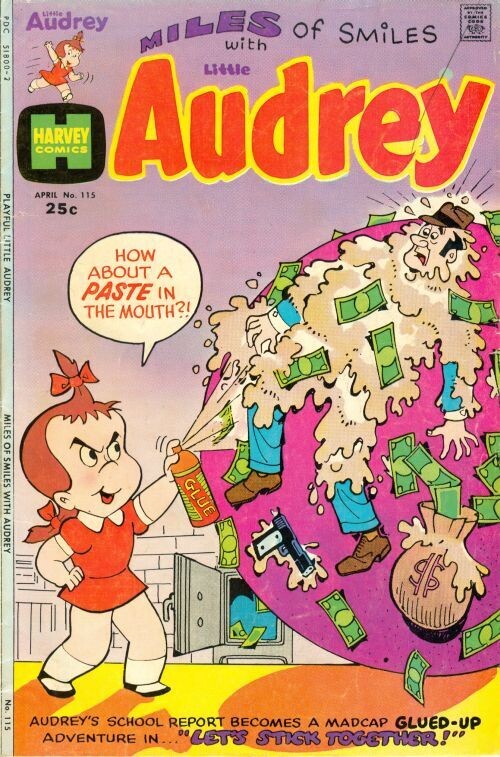 Playful Little Audrey #115 - Harvey Comics, April 1975 - 25¢ cover price