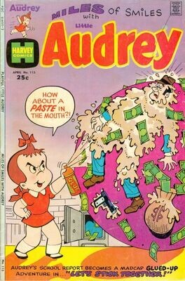 Playful Little Audrey #115 - Harvey Comics, April 1975 - 25¢ cover price