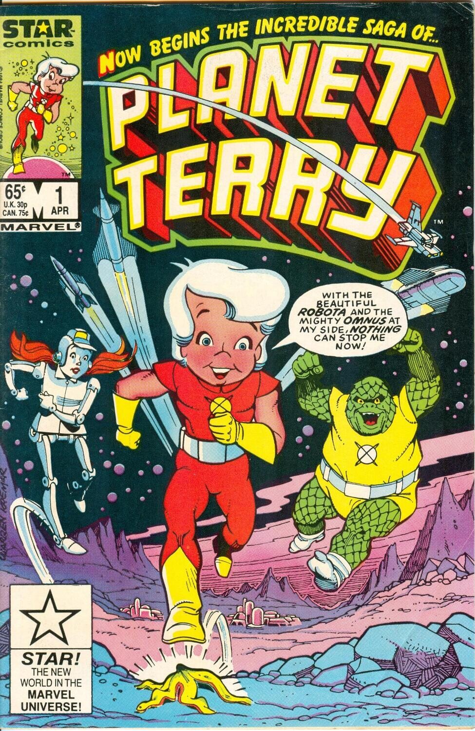 Planet Terry #1 - Star Comics (Marvel), April 1985, 65¢ cover, Warren Kremer