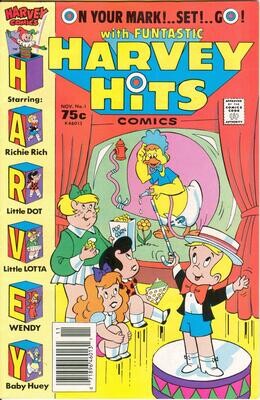 Harvey Hits Comics #1 - Harvey Comics, November 1986 - Warren Kremer, 75¢ cover