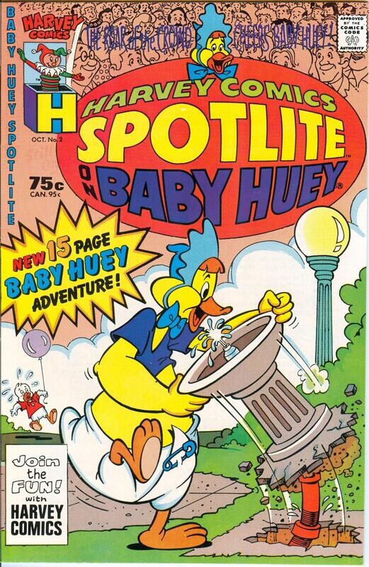 Harvey Comics Spotlite #2 - Harvey Comics, October 1987 - Baby Huey, 75¢ cover