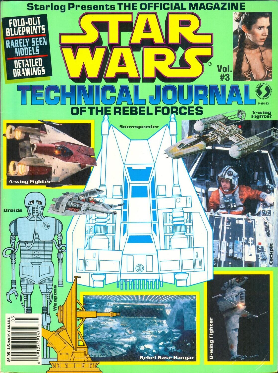 Star Wars: Technical Journal of the Rebel Forces #3 - Starlog, fold-outs - 1994