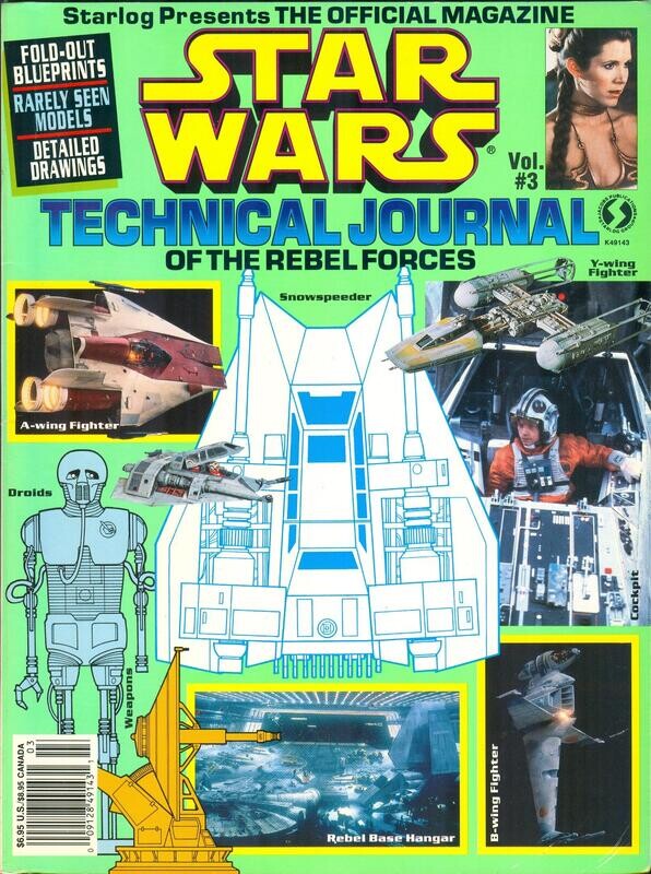 Star Wars: Technical Journal of the Rebel Forces #3 - Starlog, fold-outs - 1994