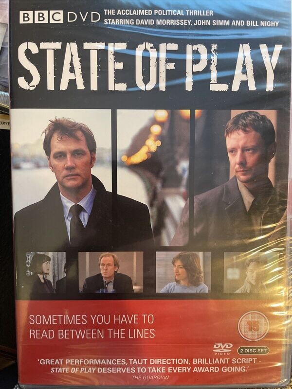 David Morrissey-State of Play: Series 1 DVD NEW Region 2