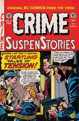 Crime SuspenStories #2, February 1993, Russ Cochran, $1.50 cover, Johnny Craig
