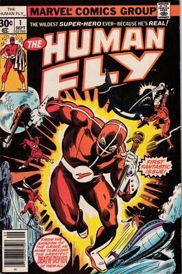 Human Fly #1, Marvel Comics, September 1977, 30¢ cover price, Al Milgrom cover