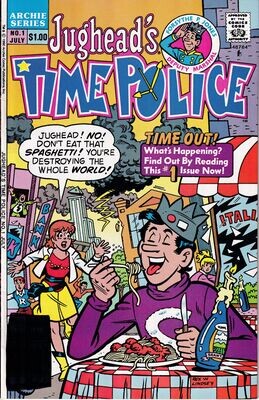 Jughead&#39;s Time Police  #1 (July 1990) Archie Comics, $1.00 Rex W. Lindsey cover and interior