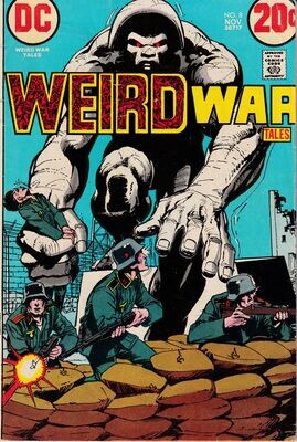 Weird War #8, November 1972, DC Comics 20¢ cover, iconic Neal Adams