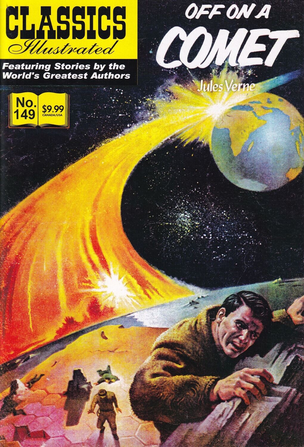 Off on a Comet - Classics Illustrated #149 (HRN 172) - Canadian 2012 edition!