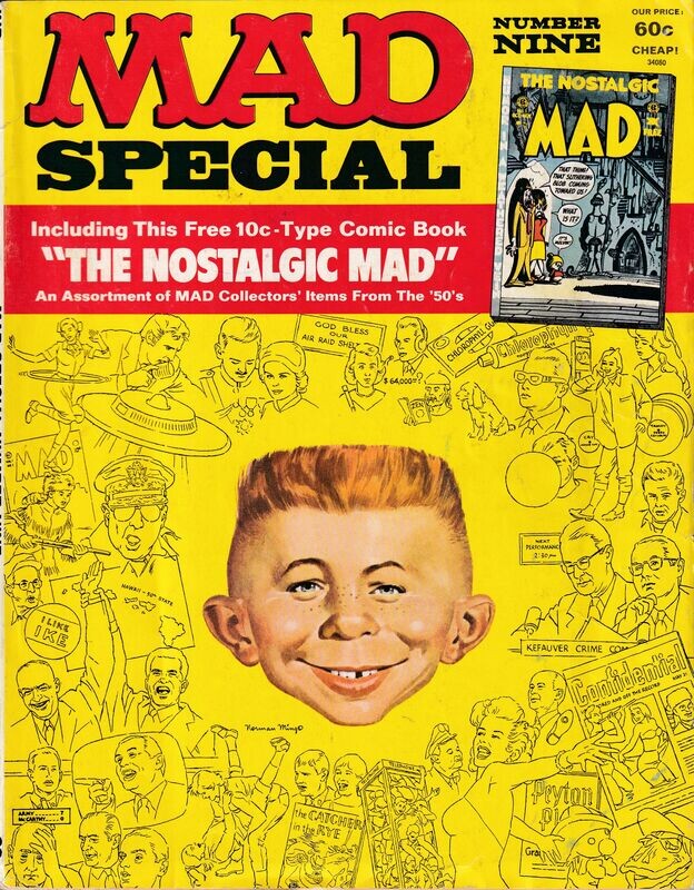 Mad Special #9 (1972) Nostalgic MAD #1 bound in, Harvey Kurtzman