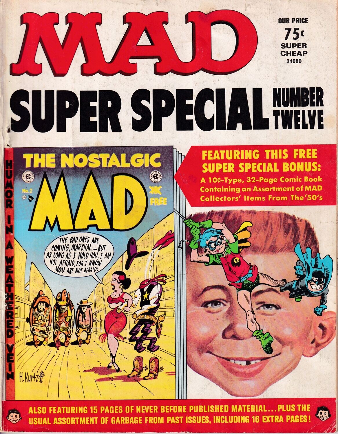 Mad Super Special #12 (1973) Nostalgic MAD #2 missing