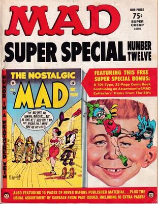 Mad Super Special #12 (1973) Nostalgic MAD #2 missing