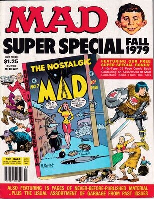 Mad Super Special #28 (Fall 1979) Nostalgic MAD #7 bound in, Harvey Kurtzman