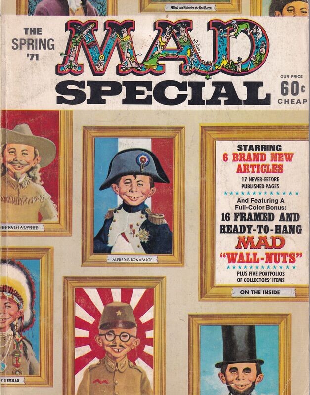 Mad Special #2 (Spring 1971) mini-posters bound in
