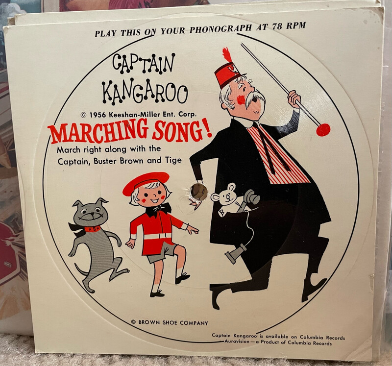 Captain Kangaroo Marching Song - 78 RPM Brown Show Co. Promo 1956
