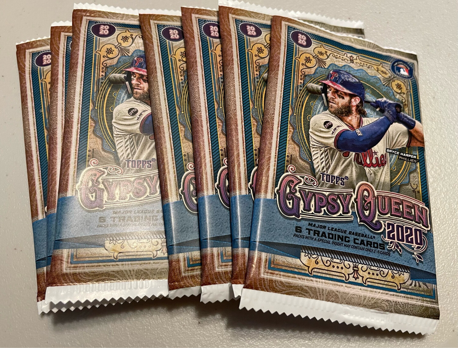 2020 Topps Gypsy Queen Baseball Cards - 7 Sealed Packs