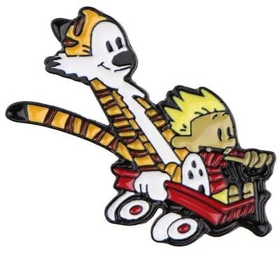 Calvin &amp; Hobbes pin-back button