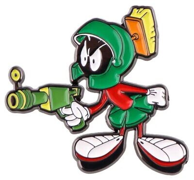 Marvin the Martian pin-back button