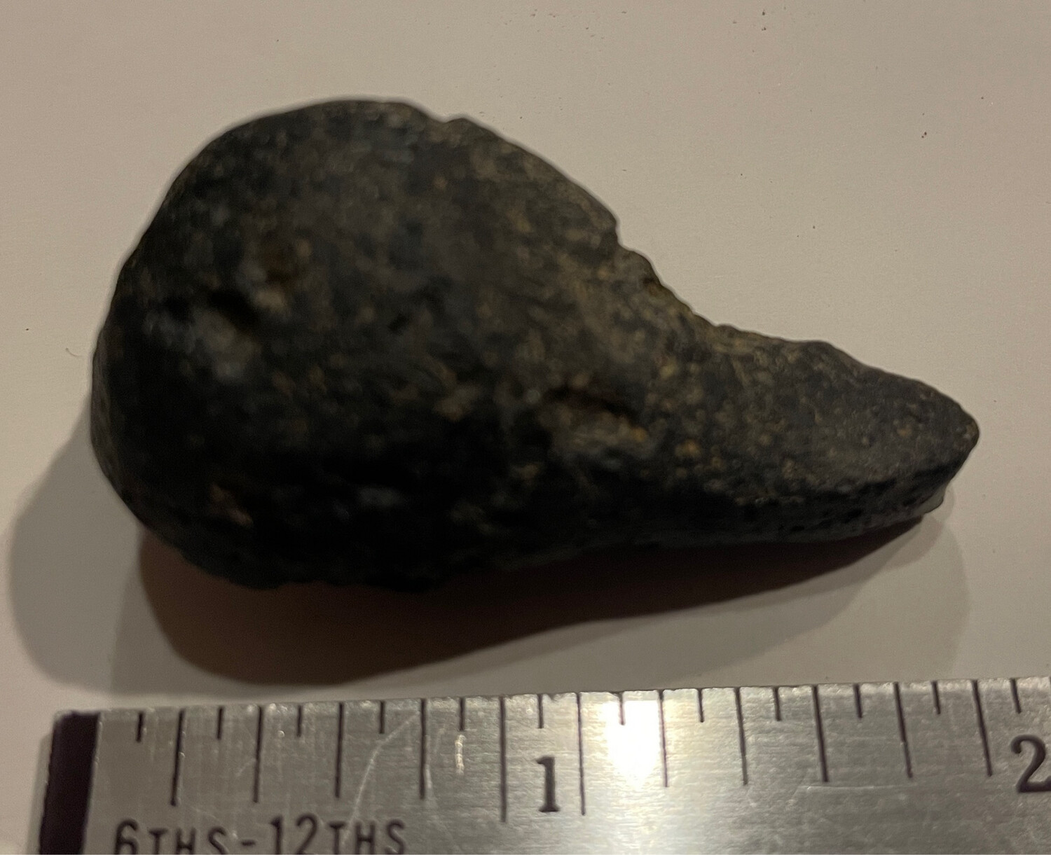 Indochinite Tektite Meteorite 28 Grams Droplet - Vietnam