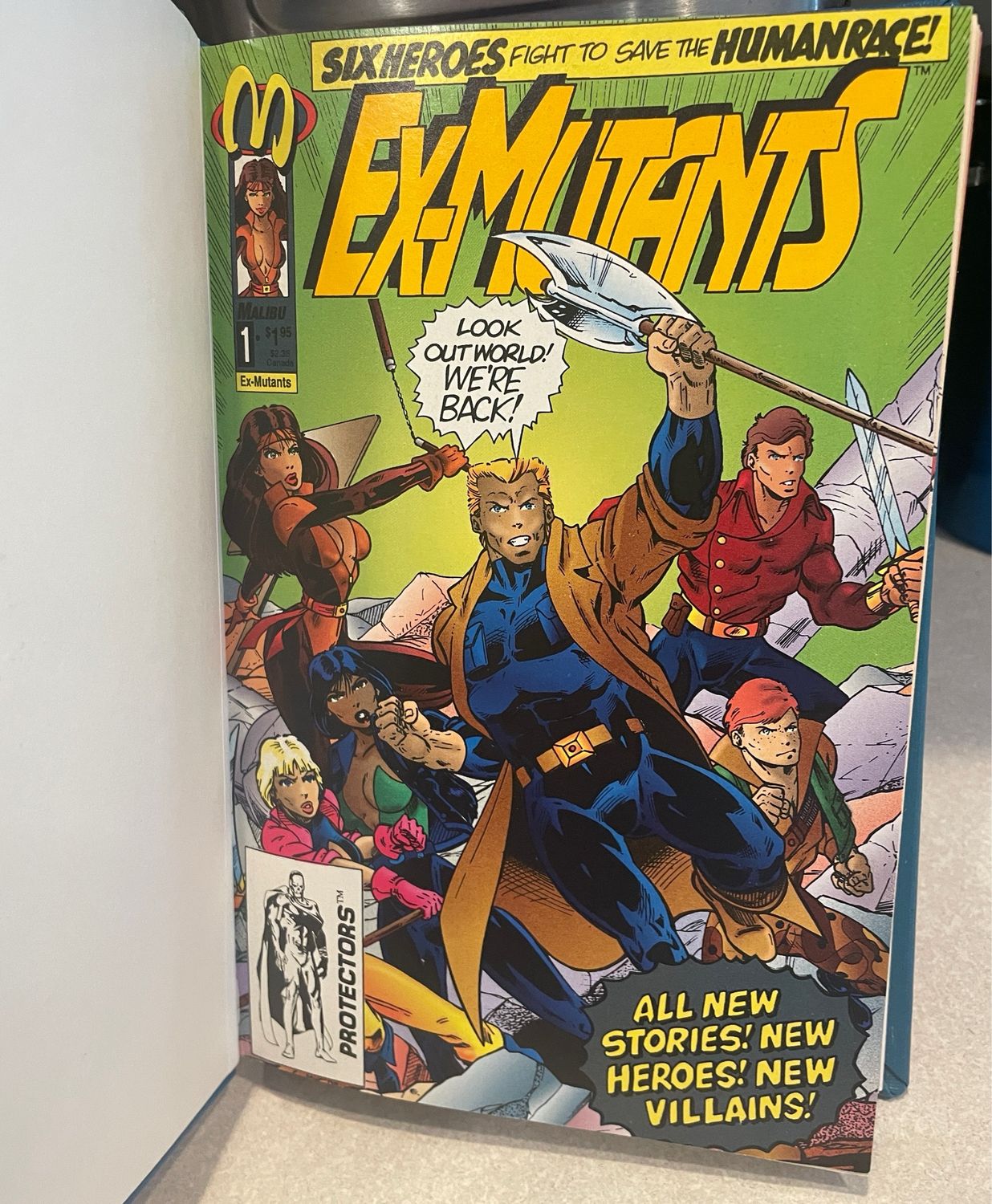 Ex-Mutants - Malibu Comics bound volume 18 issues complete