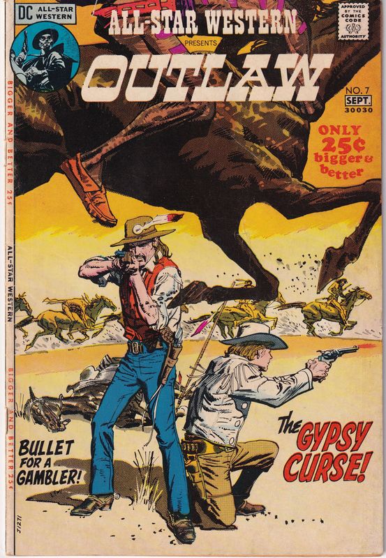 All-Star Western #7, DC Sept 1971, 25¢ cover, Tony DeZuniga Giant-Size issue
