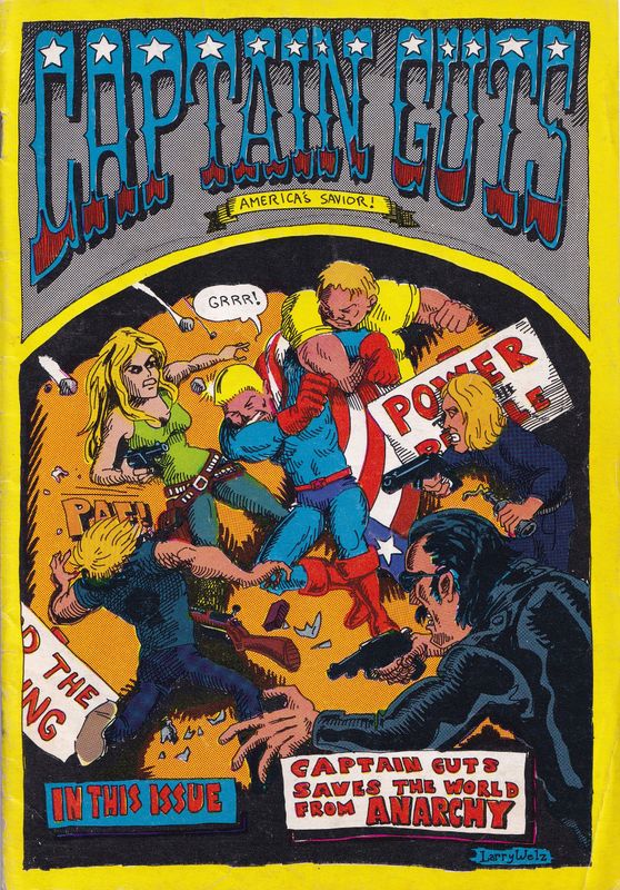 Captain Guts #1 (1971 Print Mint second printing) Larry Welz classic underground