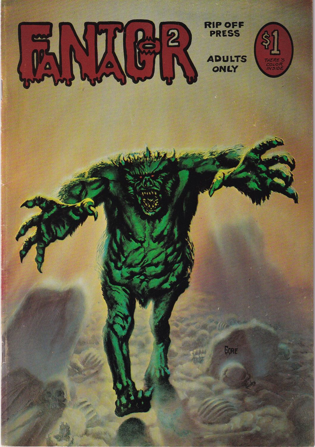 Fantagor #2 (1970 Rip Off Press) Richard Corben's classic horror underground
