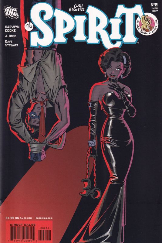 Spirit #2, DC Comics, March 2007, P'Gell good girl art cover by Darwyn Cooke