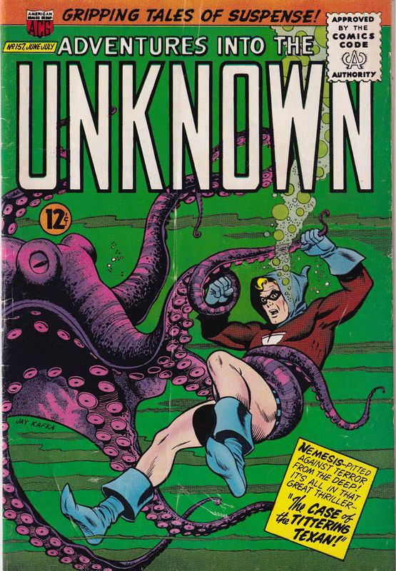 Adventures into the Unknown #157, ACG, June 1965, 4th Nemesis 12¢ Schaffenberger