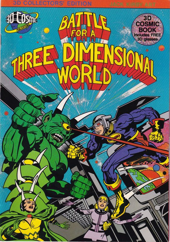 Battle for a Three Dimensional World #1, 1982, Jack Kirby cover and interior
