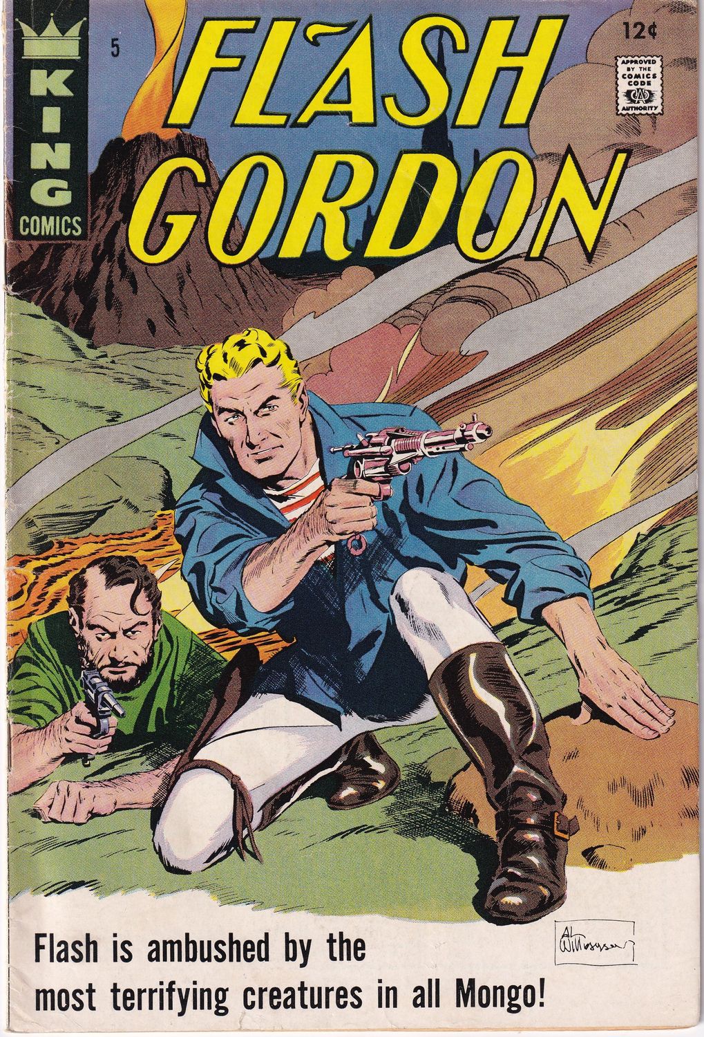 Flash Gordon #5, King Comics, May 1967, Al Williamson 12¢ cover