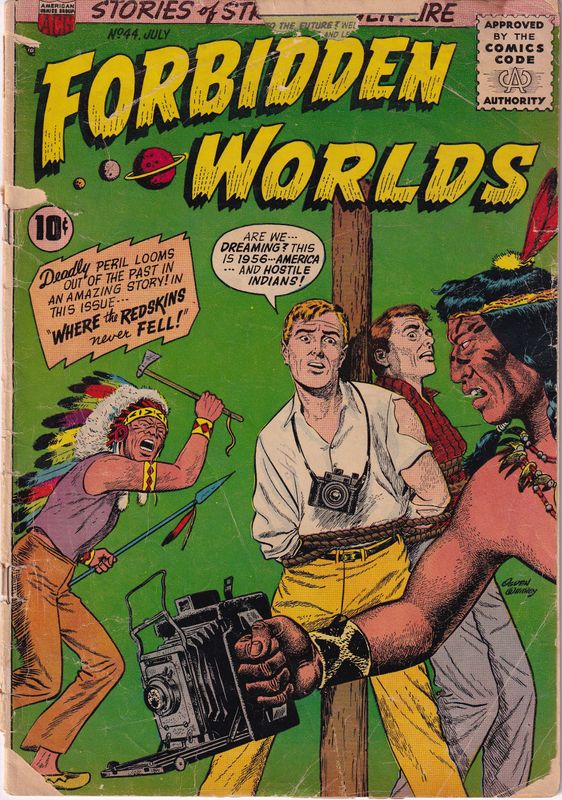 Forbidden Worlds #44, ACG, July 1956, 10¢ Ogden Whitney cover