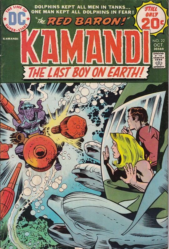 Kamandi, the Last Boy on Earth #22, DC October 1974, Jack Kirby cover &amp; interior